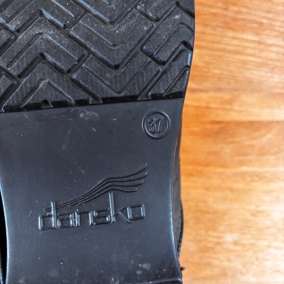 Dansko Antique Brown Leather Oiled Professional Clog Size 37 US 7.5-8 EUC - Picture 5 of 10